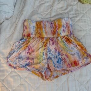 FP Movement by Free People High Waist Colorful Shorts